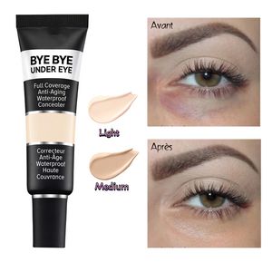 full täckning vattentät concealer 12 ml ljus medium mörk cirkel matt ögonskugga primer