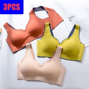 BRAS PCS Latex Seamless BH Push Up BRALette Underwear For Women Cooling Gathers -Säker kvinnlig intim bekväma Brabrasbras