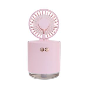 New Humidifiers Spray Fan Big Wind Battery Model Colorful Portable Small Hydration Mini Humidifier Fan