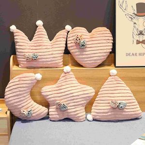 Cushion/Decorative Pillow Heart Star Plush Bed Sofa Cushion Kids Sleeping Festival Celebration Chair PadCushion/Decorative