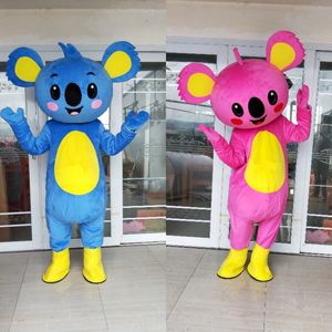 Koala mascotte cartoon bambola costume carina copricapo prestazione prestazioni propaganda puntelli a piedi volantino adulto