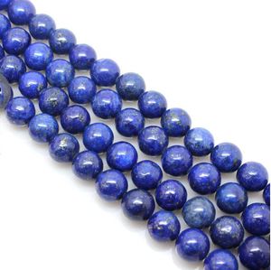 Wholesale High Quality Natural Blue Egyptian Lapis Lazuli Round Loose Beads Jewelry 4 6 8 10 12 14mm Semi-precious Stones