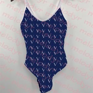 Sommar en bit badkläder Sling Tight Swimsuit Women bodysuit Bikini Letter Baddräkt