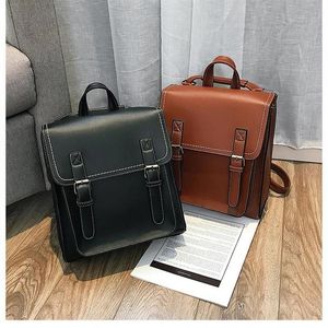 Outdoor Bags 2021 Women's Backpack Briefcase High Quality PU Bag Fashion European And American Style247Q