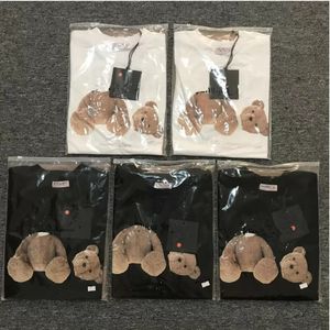 デザイナーメンズ Tシャツ Tshits ファッション半袖 Tシャツテディプリント Tシャツ男性女性カップルモデルトップス