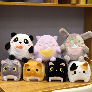Factory inch square cat dolls plush toy cute soft Cat doll plush pillow Free UPS or DHL