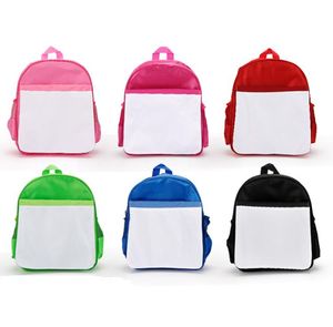 Sublimationsrohlinge Schultasche Schulbedarf Kinder Kinder Rucksäcke Kindergarten Polyester DIY Büchertasche SN4554