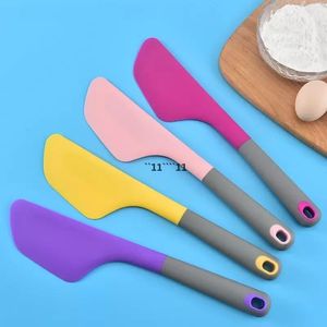 Silikon Kazıyıcı Pişirme Aracı Ekmek Bıçağı Ev Karıştırma Tereyağı Spatula Krem Kek Spatula Envanter RRB15280