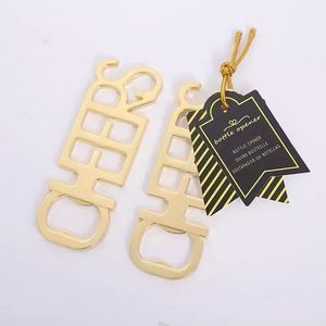 Creative Cheers Metal Beer Bottle Opener Персонализированные услуги и подарки для вечеринок свадьбы C0803X0