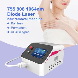 808nm Diodo a laser Sistema de remoção permanente de cabelo em todos os tipos de pele para salão