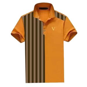 2022-2023 Mens Stylist Polo Shirts Lyxig Italien Män Kläder Kortärmad Mode Casual Mäns Sommar T-shirt Många färger är tillgängliga