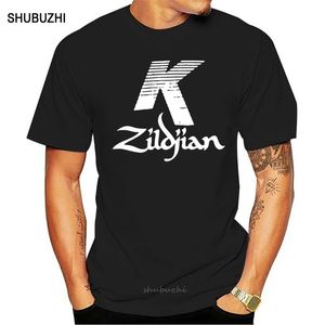 Zildjian k perküsyon davulları zil erkek siyah tshirt pamuk baskılı kısa kollu komik grafik tişört 220706