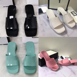 Women High Heels Fruit Sandals Slipper Rubber Beach Jelly Slippers Platform Thick Heel Retro Sexy Sandal Candy Color