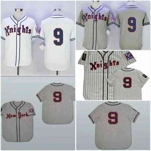 XFLSP Men 1939 York Knights Road Baseball Jersey Stitch costurou mulheres/juventude de alta qualidade All Stitched Vintage Jerseys