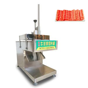 Elektrischer Slicer Cut Mutton Roll Machine Freezing Beef Meat Slicer Multifunktional