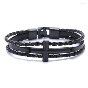 Bracelets de charme Moda Curra Bracelet Men Made Made Made Chain Bangle Women Pulsera Jóias Religiosas 1621Charm Lars22