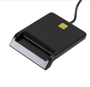 Portable USB 2.0 Smart Card Reader DNIE ATM CAC IC ID Bank SIM Card Connector for Windows Linux Platform Cards Readers