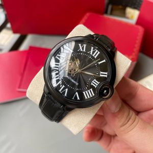 Mens 시계 Ballon 자동 시계 디자이너 직경 46mm Sapphire Glass 카운터 품질 보증 서비스와 함께 공식 복제품 인 Man Wristwatch 0057