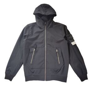 남자 재킷 21SS 40727 패션 새로운 소프트 라이트 쉘 후드 재킷 커플 스포츠 및 레저 자켓