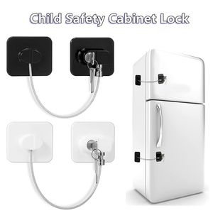 1PCS Baby Safety Refrigerator Lock With Keys or Coded Lock Infant Security Cabinet Locks Sliding Closet Door Locks 220726
