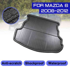 For Mazda 6 2008 2009 2010 2011 2012 Car Floor Mat Carpet Rear Trunk Anti-mud Cover H220415