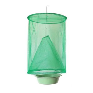 Controle de pragas O rancho Fly Trap Flies Catcher Caper Cage Traps Pest Bug Catch for Indoor ou Outdoor Family Farms Restaurantes 462 D3