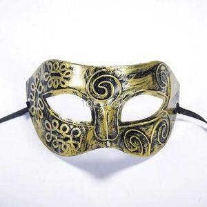 Nya vuxna män retro romerska gladiator maskeradmasker vintage mask karneval mask mens halloween kostymparti mask ee