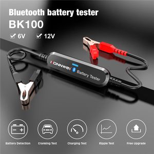 KONNWEI Strumenti per batteria di prova Bluetooth per auto 12V sviluppati in modo indipendente BK100 Tester diagnostico per batteria al piombo con carica di tensione