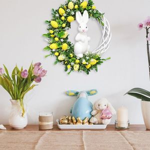 Decorative Flowers & Wreaths Easter Day Acrylic Decoration Home Artcraft For Living Room Bedroom Dining Children Kids Holiday GiftsDecorativ