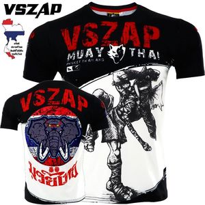 Herren-Trainingsanzüge Rashguard Vszap Brasilianisches Jiu-Jitsu-T-Shirt Herren Damen Muay Thai-Shirts Kampfsport Kickboxen Trikot BoxzubehörM