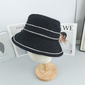 Designer de chapéu de balde para mulheres femininas design de waffle chapéus de aba de algodão com logotipo de luxo chapéus formais formais