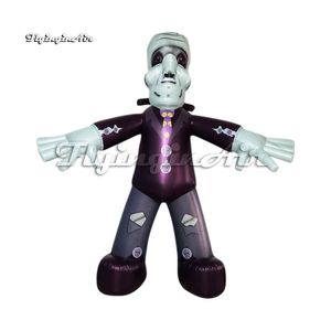 Frankenstein gonfiabile malvagio Halloween Monster Balloon 3m / 6m Blow Up Cartoon Frankenstein per la decorazione del cortile e del parco