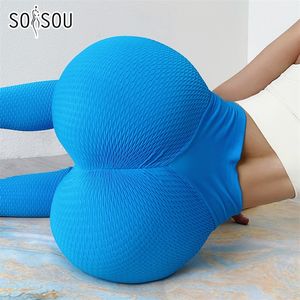 SOISOU Seamless Leggings Women's Pants Tights Fitness Sexy Yoga Pants Honeycomb Gym High Waist Women's Sports Pants 10 Color 220801