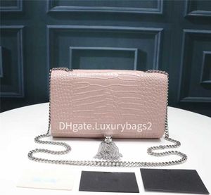 Luxury Designer Cross Body Purses Messenger Bag Women Luxurys Handbags Designers Bags 2021 Pink Black 2 Colors Lady Leather Classic Style Ladies Tote