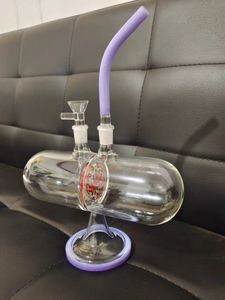 Vintage Benzersiz Yeni Ters Düzenlenebilir Yerçekimi Cam Bong Nargile Infinity Şelalesi Su Borusu Yağ Dab Rigs Sigara İçilebilir Sigara İçilebilir Müşteri Logosu UPS DHL CNE