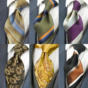 Paisley Patchwork Abstract Geometrical Multicolor Mens Ties Neckties 100 Silk Jacquard Woven Acceossories Free