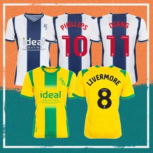 22/23 West Bromwich Albin Soccer Jerseys 2022 Robinson Livermore Phillips Skjorta Diang Grant Mowattfootball Uniform Sale