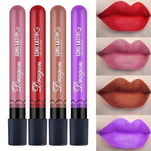 Lip Gloss 1Pcs Sexy Red Vampire Lipstick Matte Waterproof Velvet Lipgloss Liquid Cosmetic Beauty Makeup LipglossLip