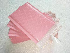 Wrap prezent Hurtownie 15x20 + 4 cm 100 sztuk / partia Light Pink Poly Bubble Mailer Koperty Wyściełane torba pocztowa Self Sealing Użyj do pakietu