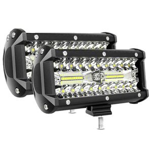 Car Headlights 2Pcs Led Light Bars Projectors/work 7-inch Spot Flood Combo Work 12v For SUV