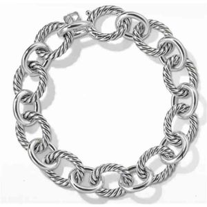 66SBangle smycken Mens Dy Trend Armband Gold Charm Designer Women Platinum Twisted Wire Armband Heta runda pläterade huvudhampmode