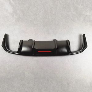 Accessori per auto Kit corpo vettura Materiale PP Diffusore posteriore Lip Spoiler per VW CC Paraurti posteriore con luce a LED 2013-20 17