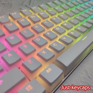 PBT OEM 108 Keys Pudding Keycaps For Cherry MX Switch Mechanical Keyboard RGB Gamer Keyboards Blue/Black/Brown/Black 220427