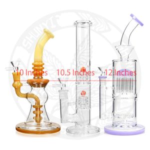 Wysokiej jakości Rig Rig Recycler Hookah Palenie dla rur wodnych Bong Tobacco 14,4 mm Rozmiar połączenia