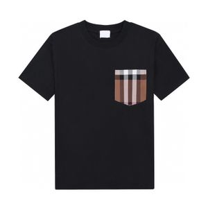 Famoso Mens de Alta Qualidade T Shirt Bberry Carta Impressão em torno do pescoço de manga curta preto branco moda homens mulheres altos qualidade Tees S-2XL # 17