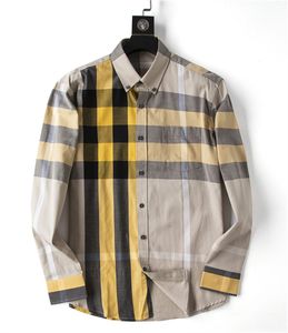 Designer Mens Formal Business Shirts Fashion Casual Shirt Long-sleeved shirt#24