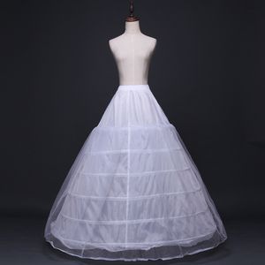 6 Hoops 1 layer Of Yarn Petticoat Crinoline Slip Underskirt For Wedding Dress Bridal Gown In Stock Fast Shipping