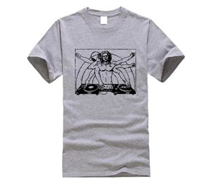 Koszulki T-shirty Męskie Krótki rękaw DJ T koszule da vinci gramofons 70s 80s Hip Hop Słuchawki Vintage Record Player O-Neck Hipster T-Shirtsme