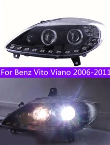 Luci per auto Fari a LED per Benz Viano Faro 20 06-20 11 Vito Luce di marcia diurna Hid Bi Xenon Accessori auto