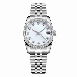 - Watchsc Top 36 mm zegarek automatyczny mechaniczny męski damski ramka Diamentowa ramka ze stali nierdzewnej Wodoodporna, świetliste watchl1
